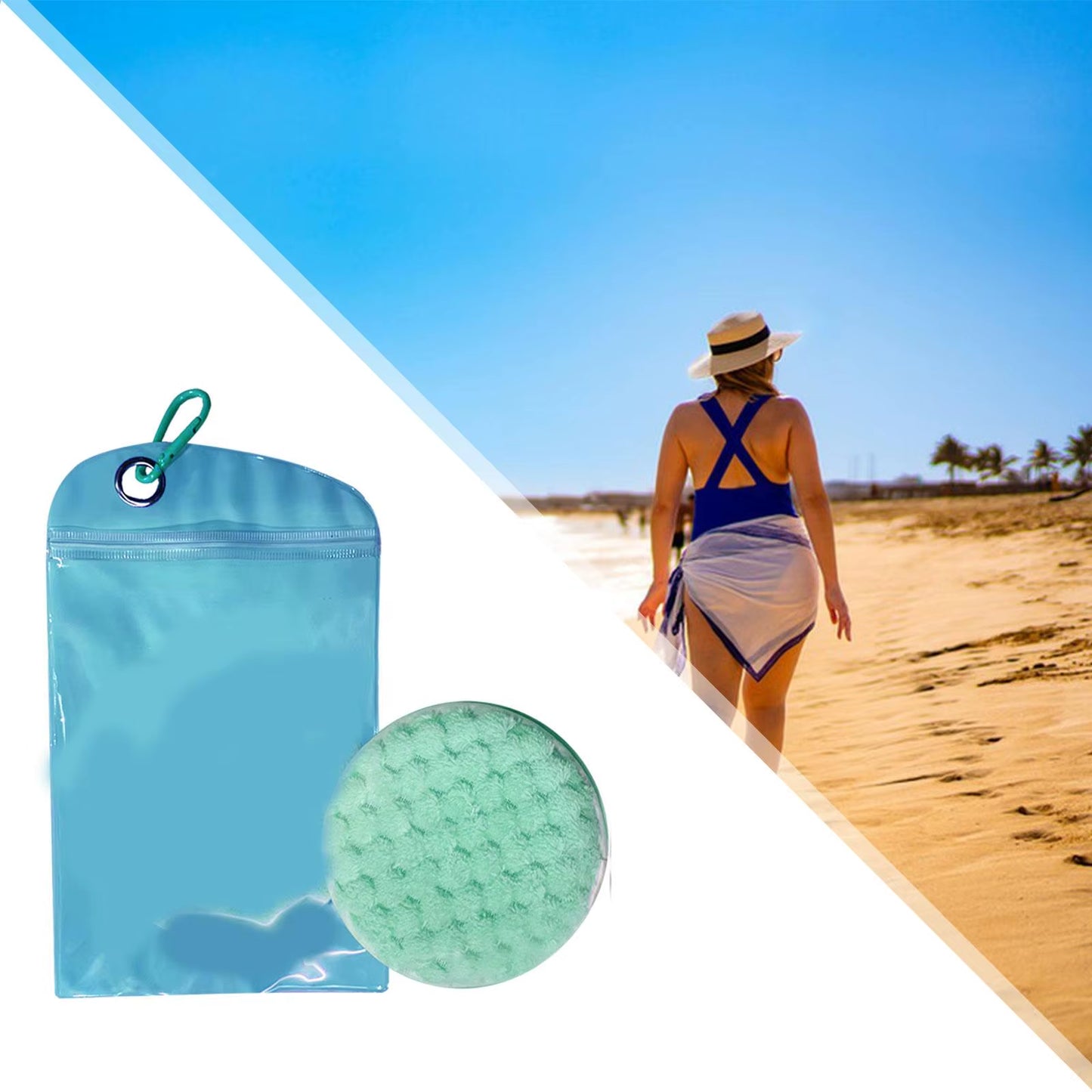 Sand Remover Skin Friendly Practical Beach Accessories Sand Removal Bag for Summer Lakeside Water Sports Surf Gifts for Women
