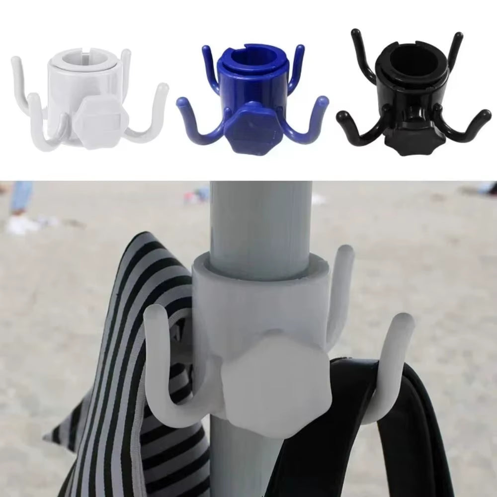 Outdoor Beach Umbrella Hooks Hanger Space-Saving Useful Sun Umbrella Storage Holder Versatile Wear-Resistant